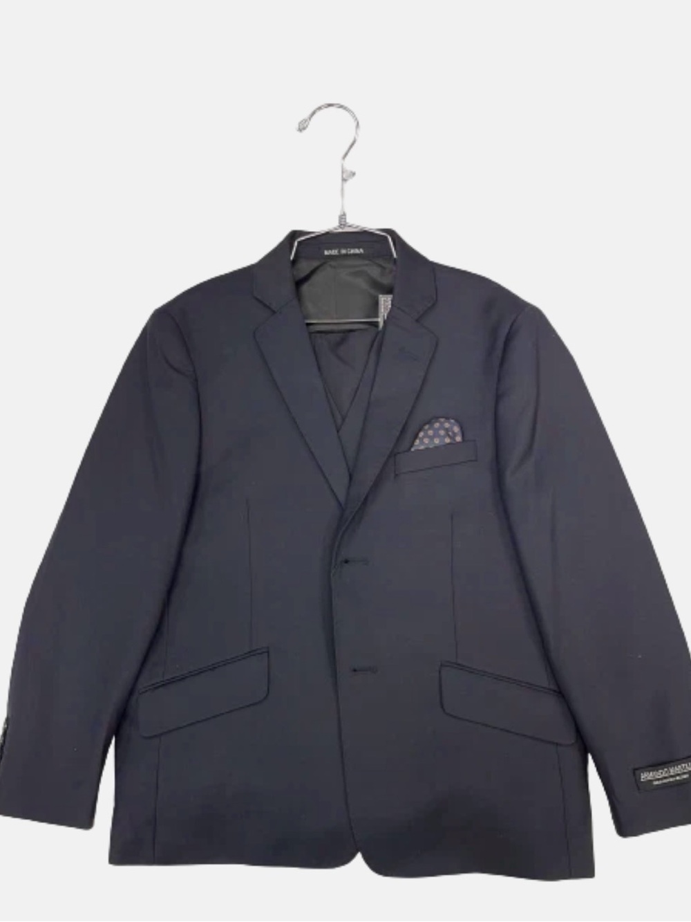 Navy Boys 3 Piece Suit  - Armando Martillo